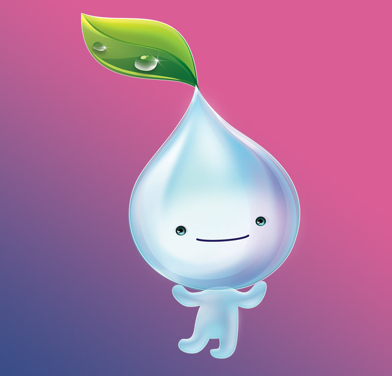 Dry-eye website & mascot