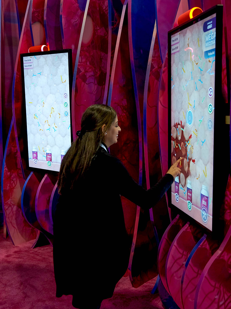 player playing the game